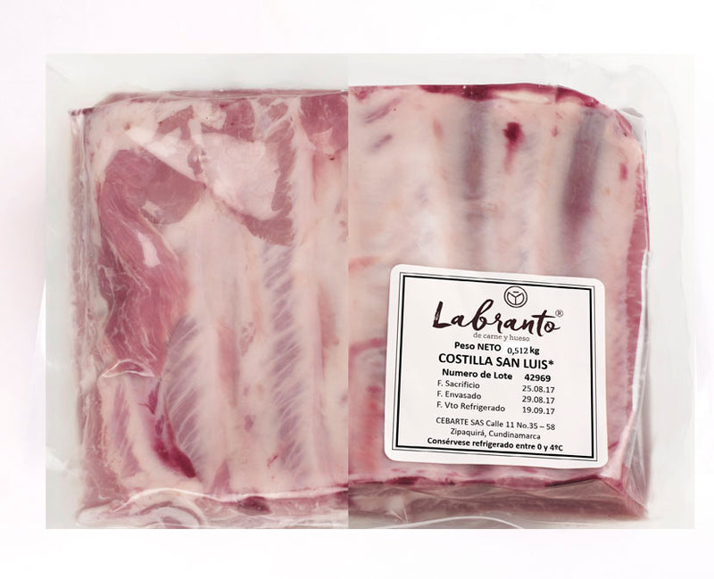 Costillas San Luis (S) x 1 libra